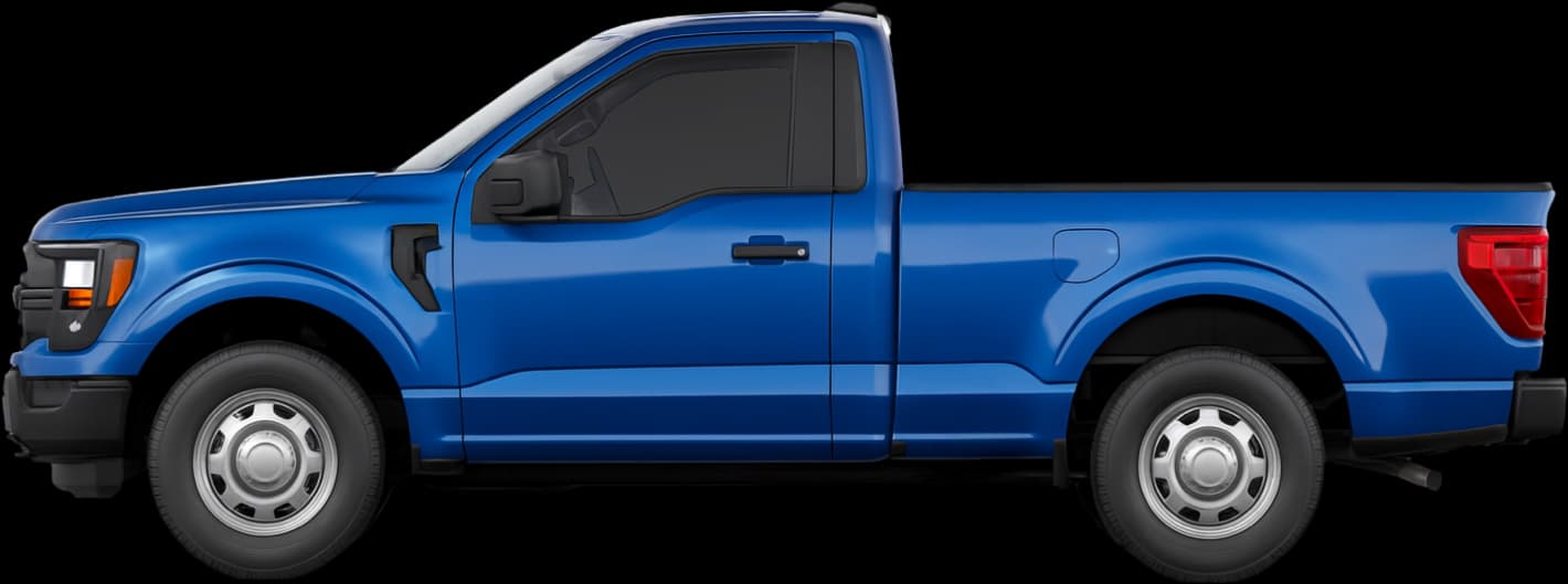 2024 Ford F-150 side view comparison