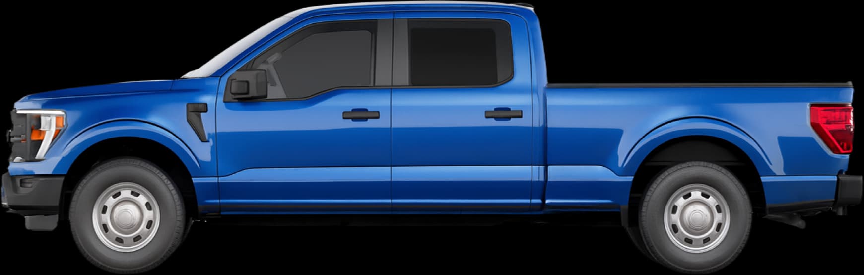 2024 Ford F-150 side view comparison