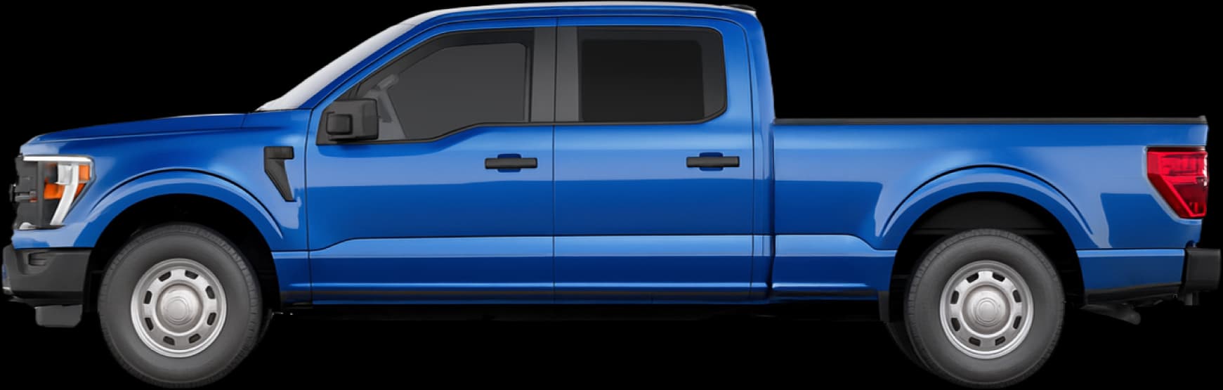 2024 Ford F-150 side view comparison