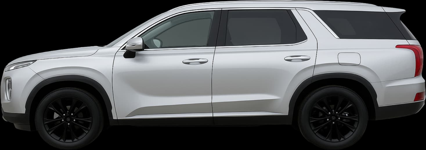 2022 Hyundai Palisade side view comparison