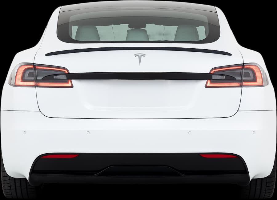 2021 Tesla Model S — Rear view