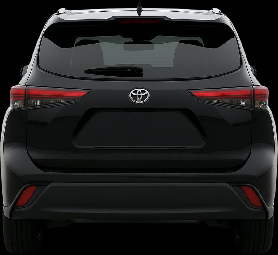 2020 Toyota Highlander — Rear view
