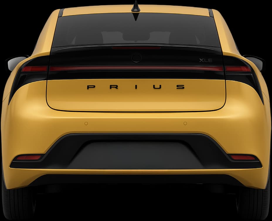 2022 Toyota Prius — Rear view