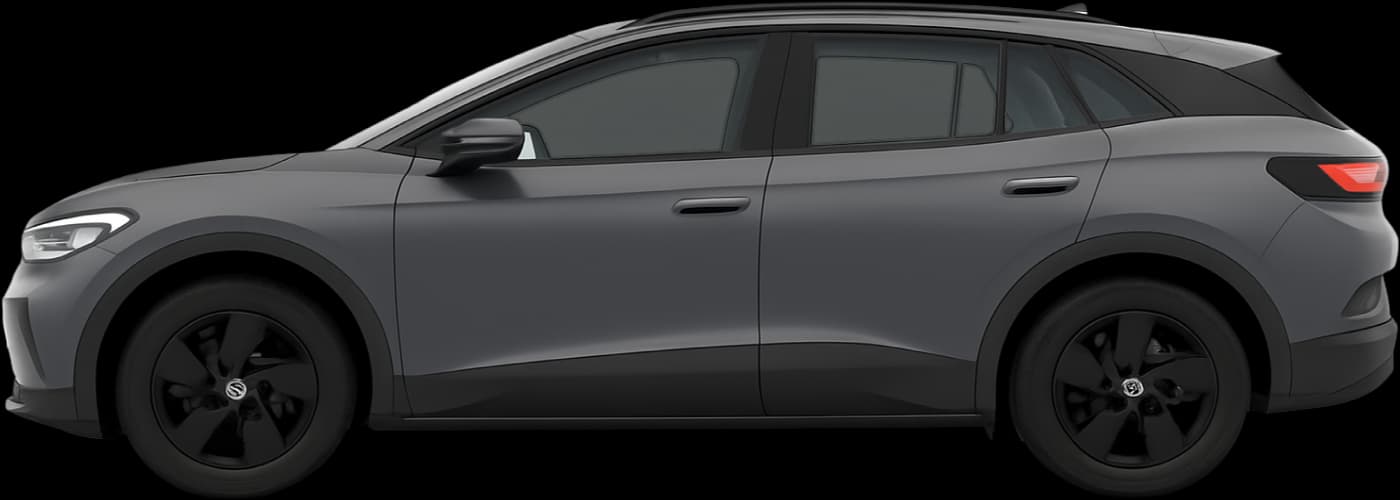 2020 Volkswagen ID.4 side view comparison